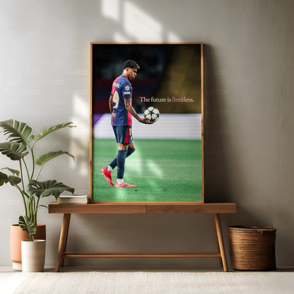 Lamine Yamal 'The Future Is Limitless' Poster