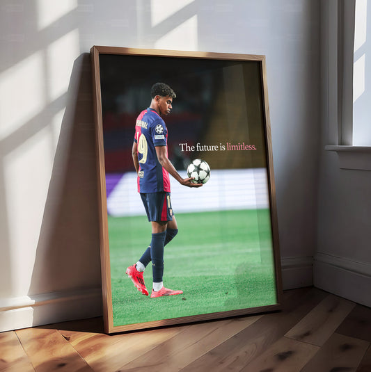 Lamine Yamal 'The Future Is Limitless' Poster