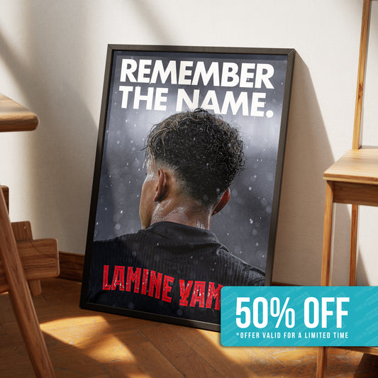 Lamine Yamal 'Remember The Name' Poster