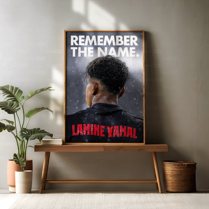 Lamine Yamal 'Remember The Name' Poster