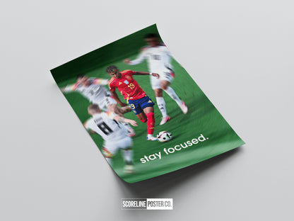 Lamine Yamal 'Stay Focused' Poster