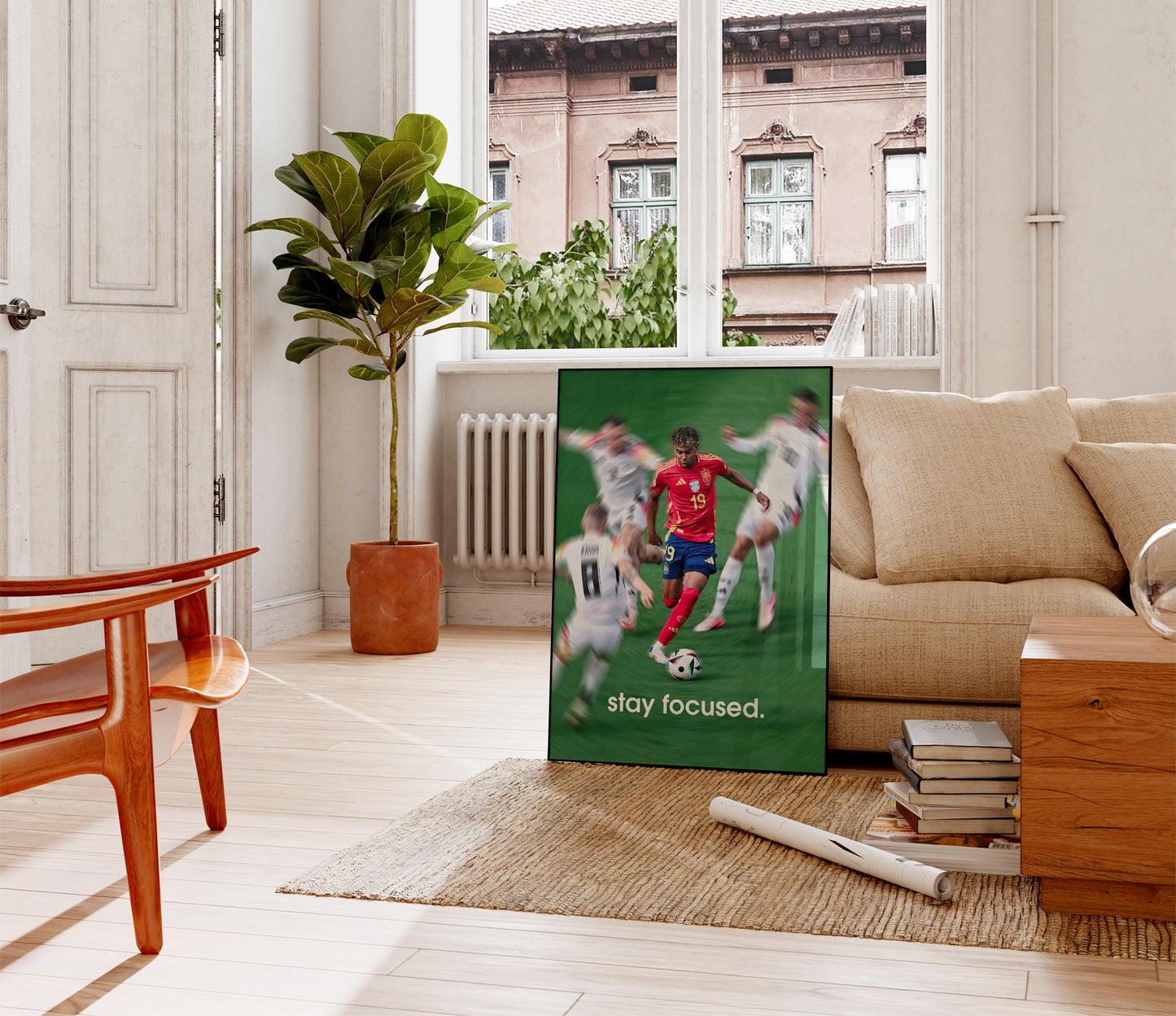 Lamine Yamal 'Stay Focused' Poster