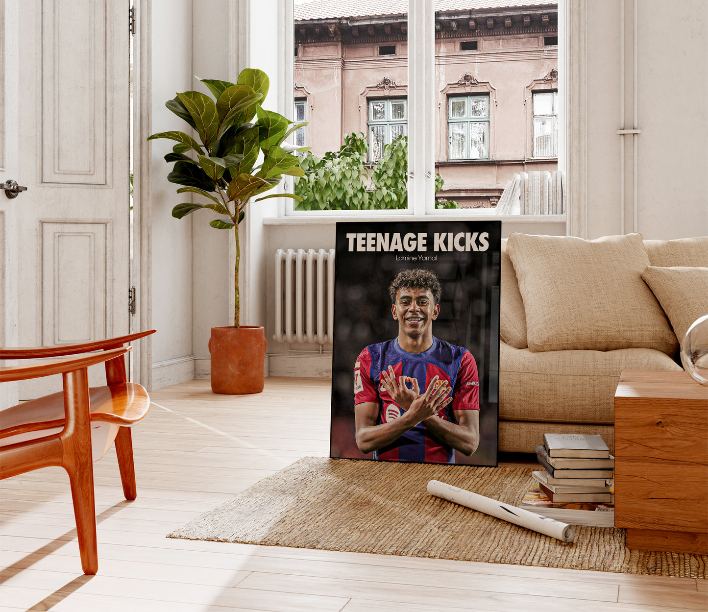 Lamine Yamal 'Teenage Kicks' Poster