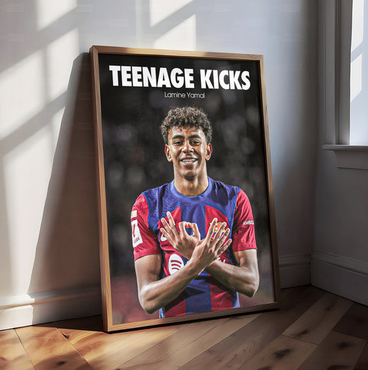 Lamine Yamal 'Teenage Kicks' Poster