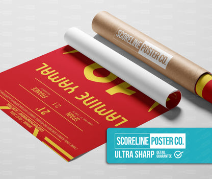 Lamine Yamal Euros Shirt Poster