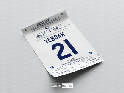 Tony Yeboah Shirt Poster