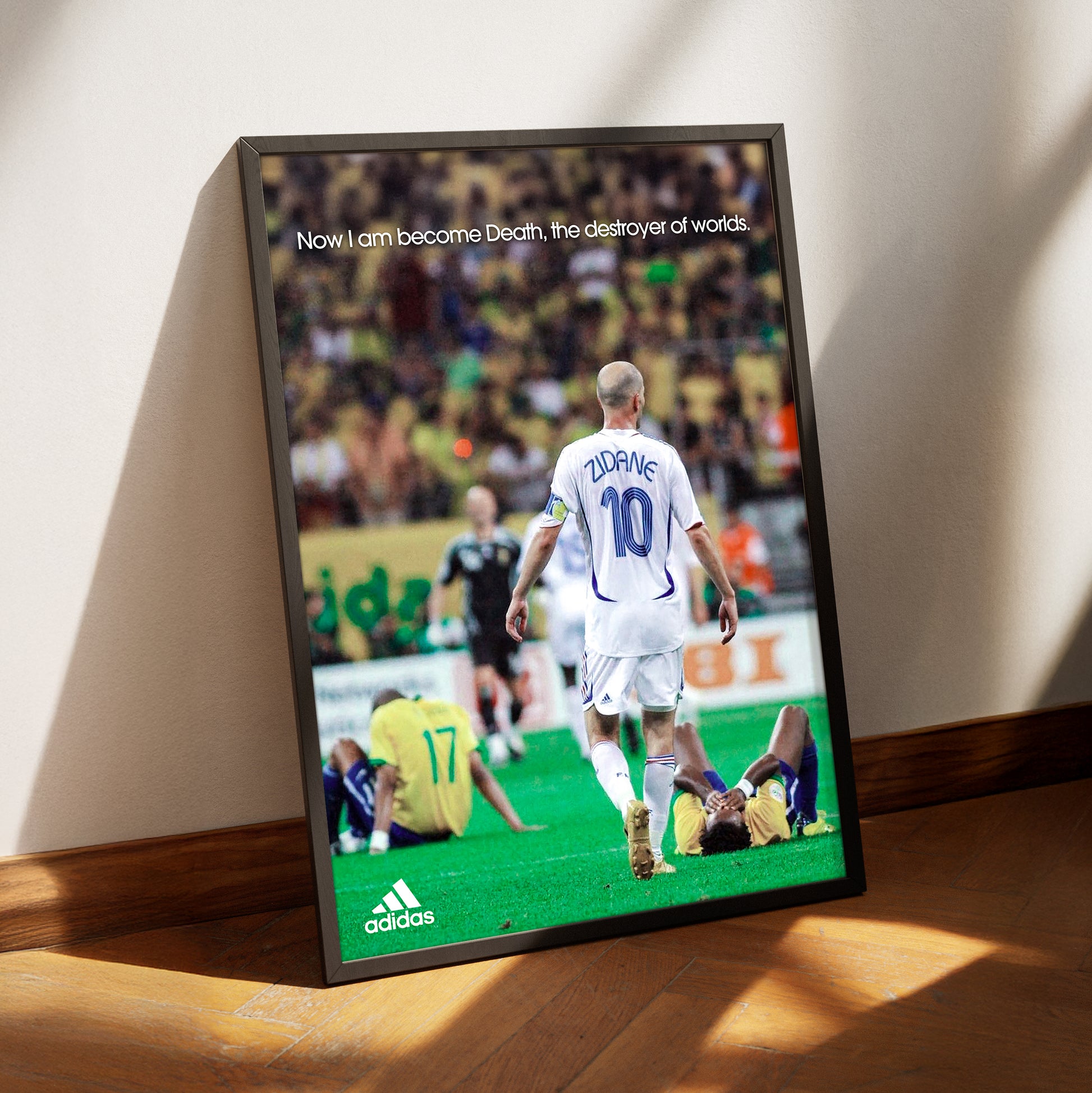 Zinedine Zidane 'Destroyer Of Worlds' Poster