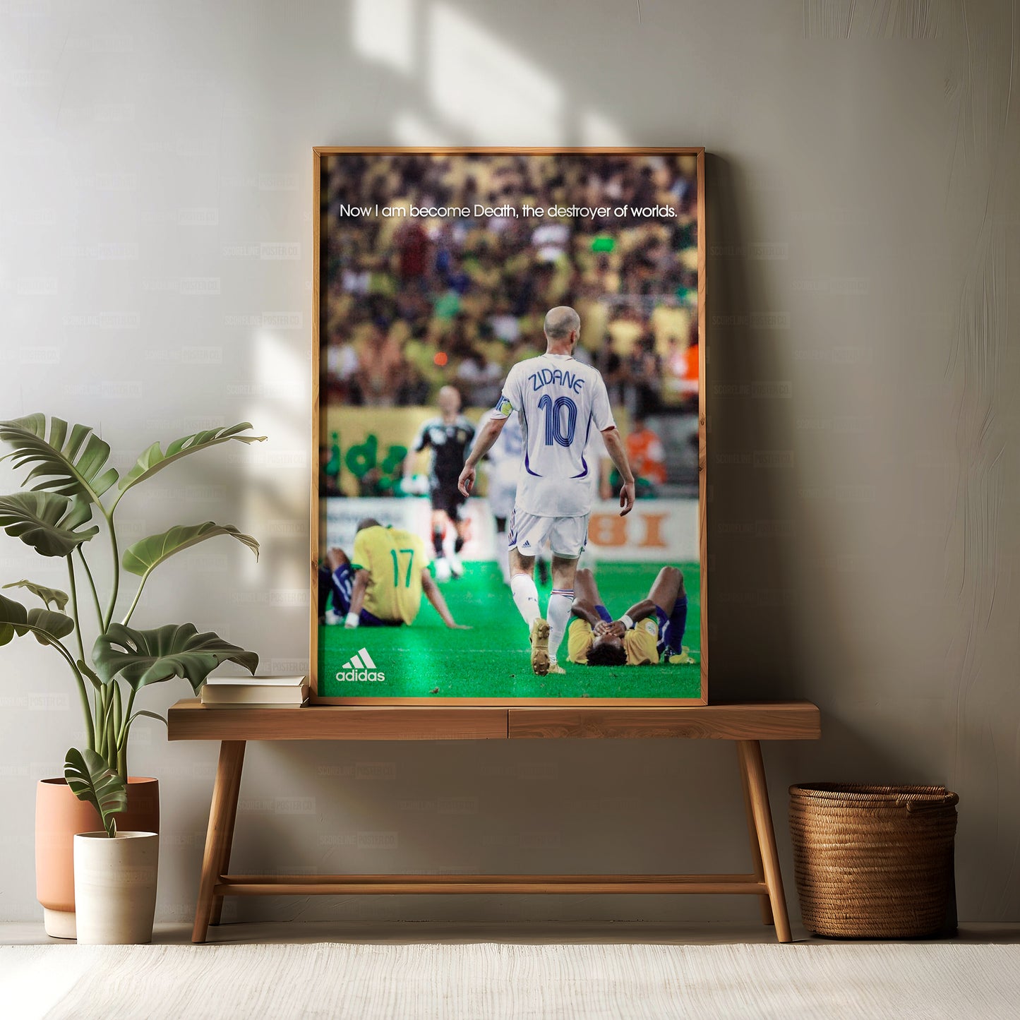 Zinedine Zidane 'Destroyer Of Worlds' Poster