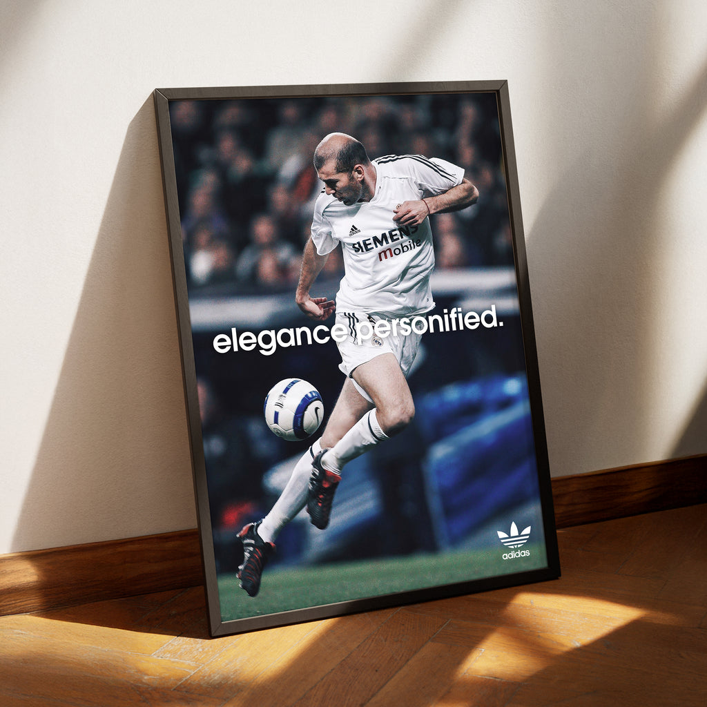 Zinedine Zidane 'Majestic' Poster