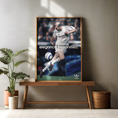 Zinedine Zidane 'Majestic' Poster