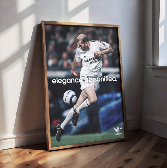 Zinedine Zidane 'Majestic' Poster