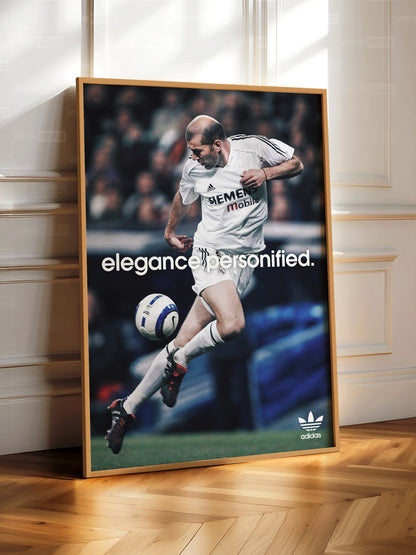 Zinedine Zidane 'Majestic' Poster