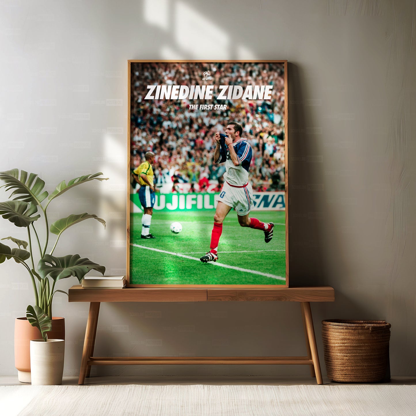 Zinedine Zidane 'First Star' Poster