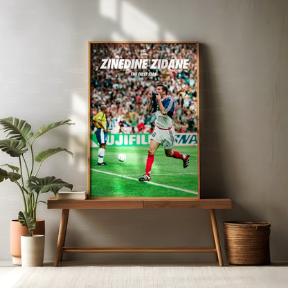 Zinedine Zidane 'First Star' Poster