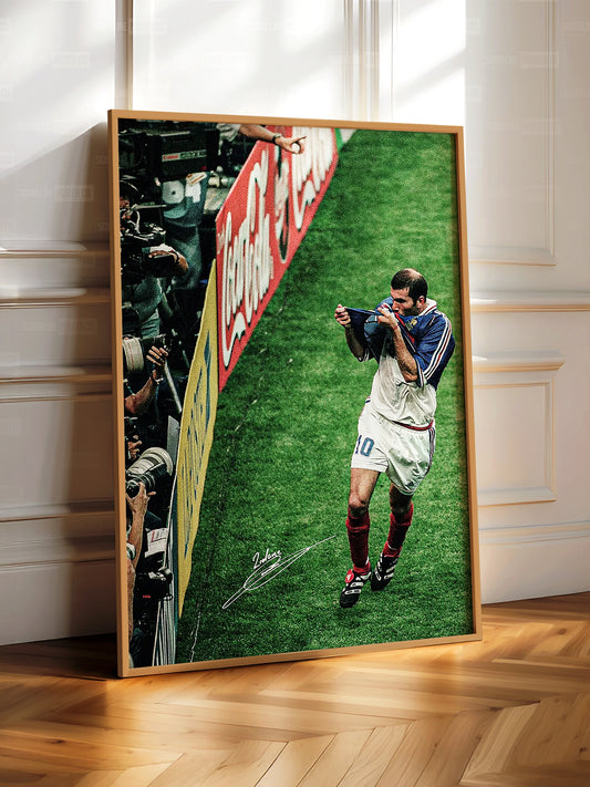 Zinedine Zidane 'Signature' Poster