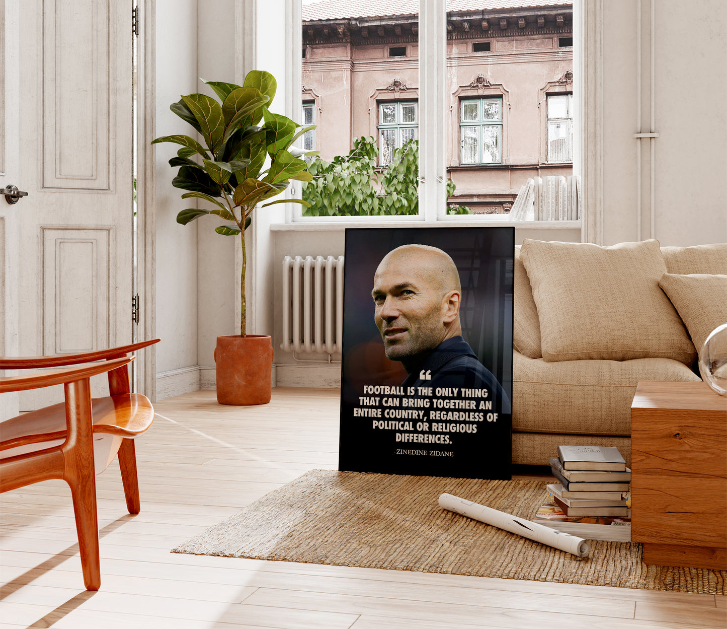 Zinedine Zidane 'Quote' Poster