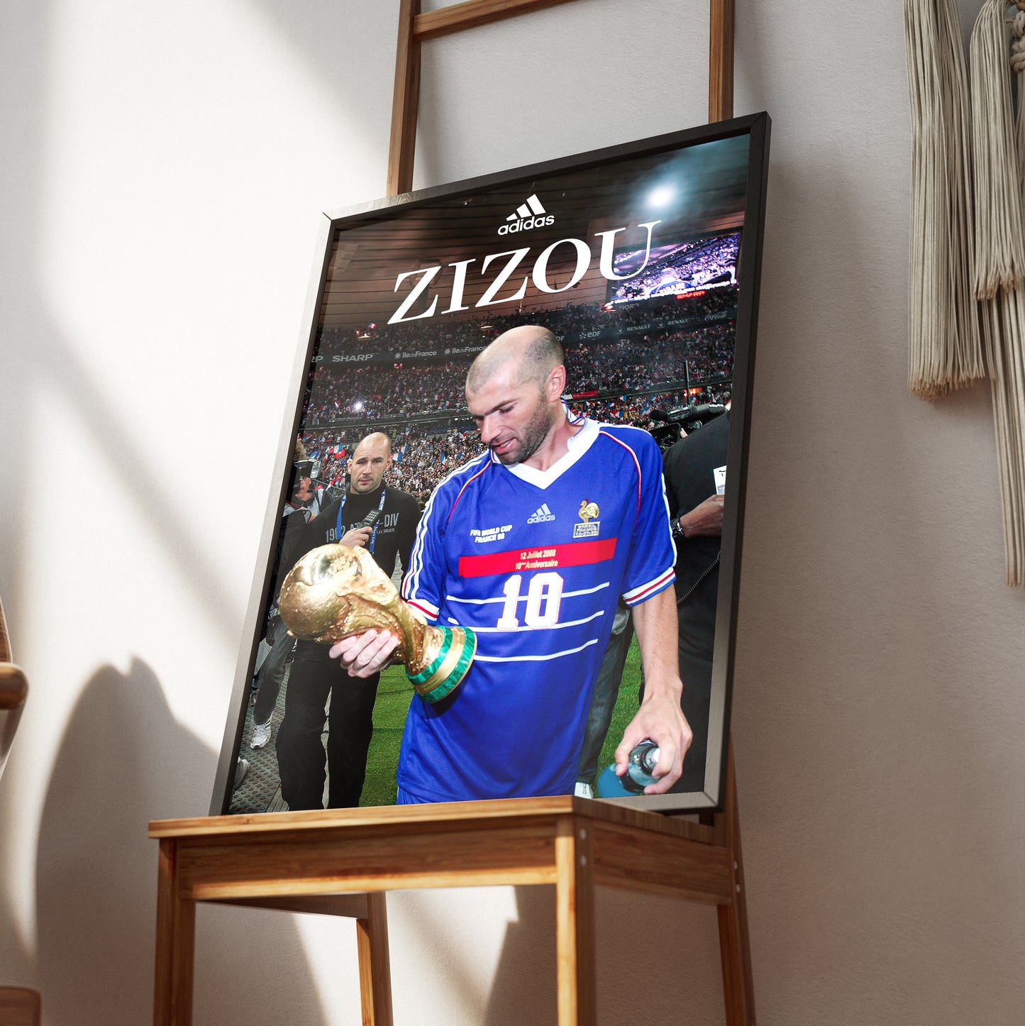 Zinedine Zidane 'World Cup' Poster