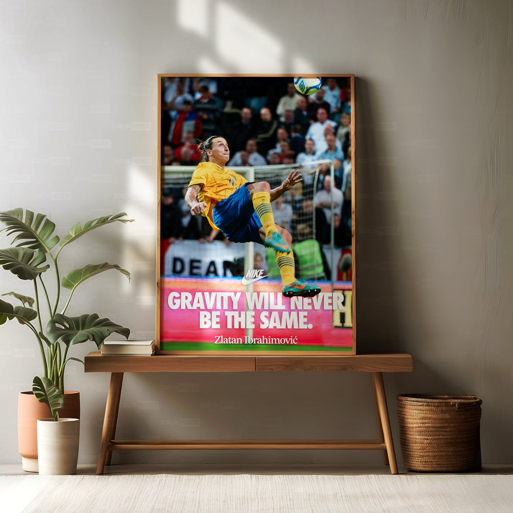 Zlatan 'Gravity Will Never Be The Same' Poster