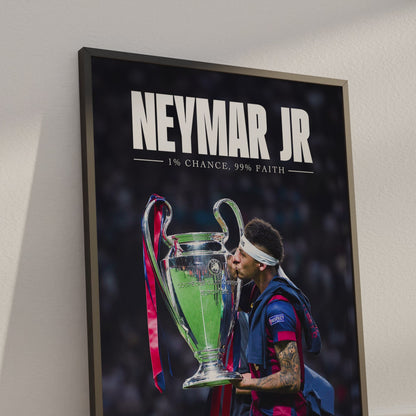 Neymar Jr. 'Faith' Poster