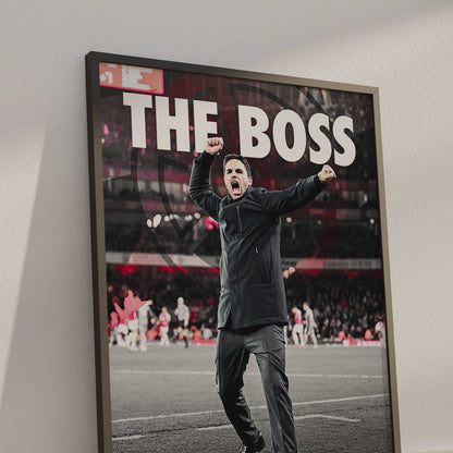 Mikel Arteta 'The Boss' Poster