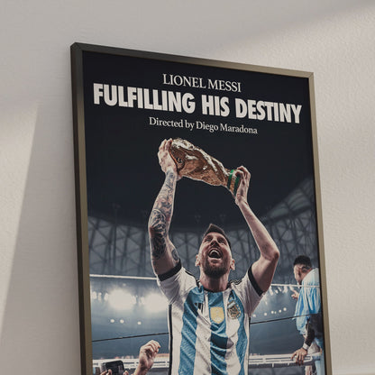 Lionel Messi 'Destiny' Poster