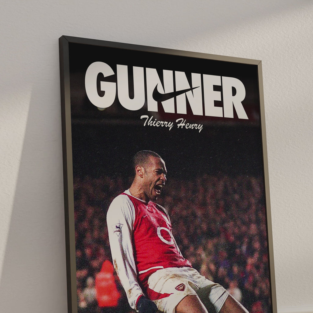 Thierry Henry 'Gunner' Poster