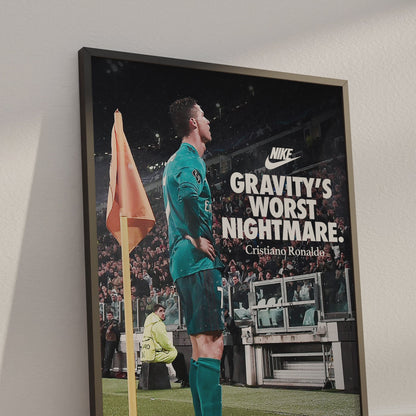 Cristiano Ronaldo 'Gravity's Worst Nightmare' Poster