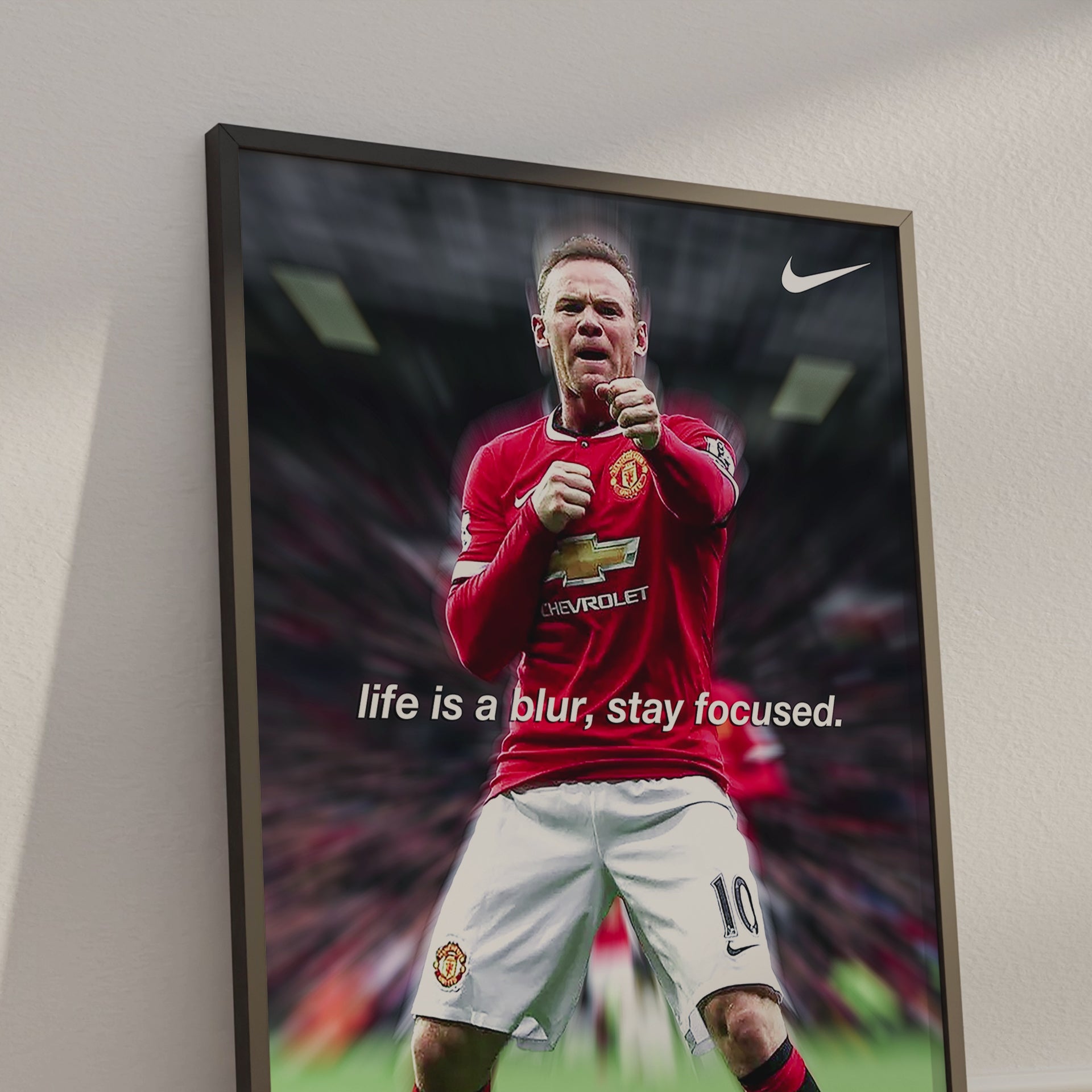 Wayne Rooney 'Blur' Poster