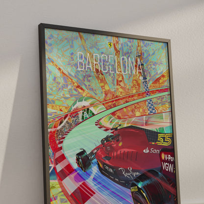 Spanish Grand Prix 2023 F1 Poster