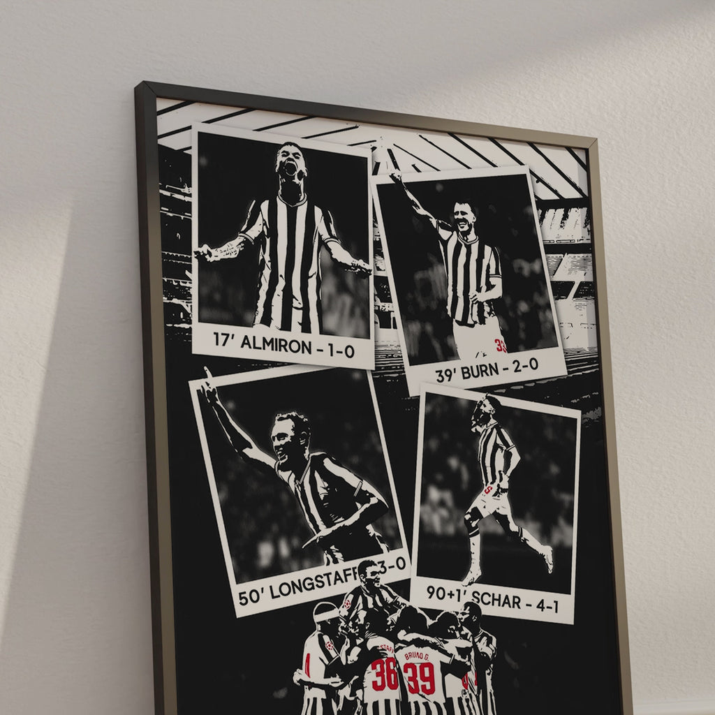 Newcastle United 'vs PSG' Poster