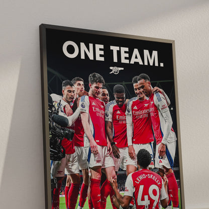 Arsenal 'One Team' Poster
