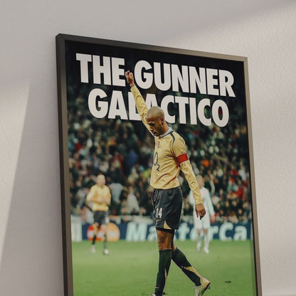Thierry Henry 'Gunner Galactico' Poster