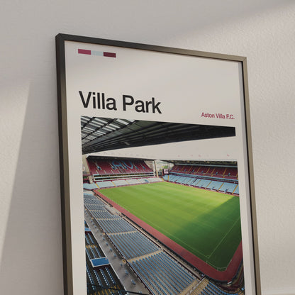 Aston Villa Park Stadium Poster
