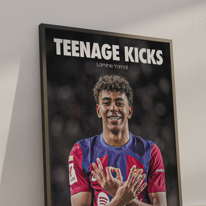 Lamine Yamal 'Teenage Kicks' Poster