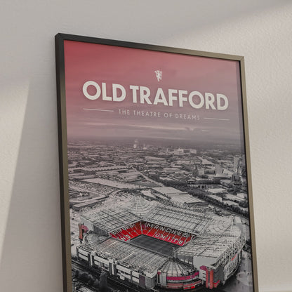 Manchester United 'Old Trafford' Poster
