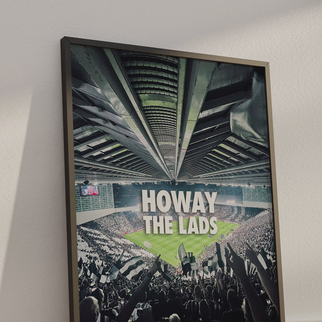 St James Park 'Howay The Lads' Poster