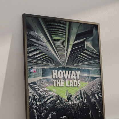 St James Park 'Howay The Lads' Poster