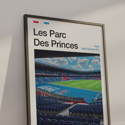 PSG Les Parc Des Princes Stadium Poster