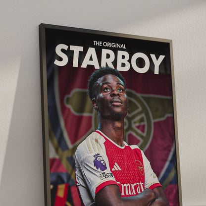 Bukayo Saka 'Original Starboy' Poster