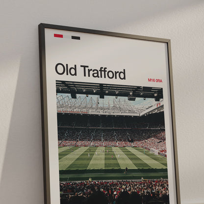 Manchester United Old Trafford Stadium Poster
