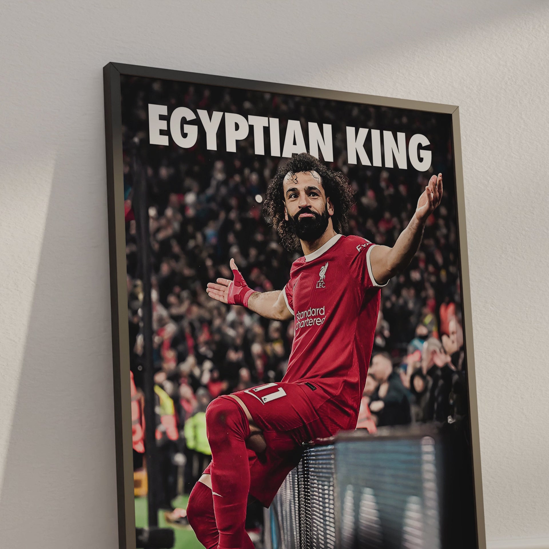 Mo Salah 'The Egyptian King' Celebration Poster