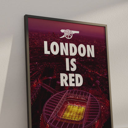 Arsenal 'London Is Red' Poster