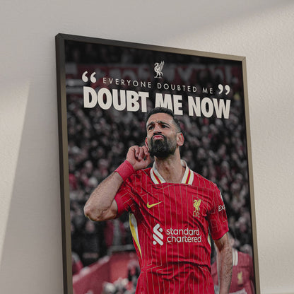 Mo Salah 'Doubt Me Now' Poster