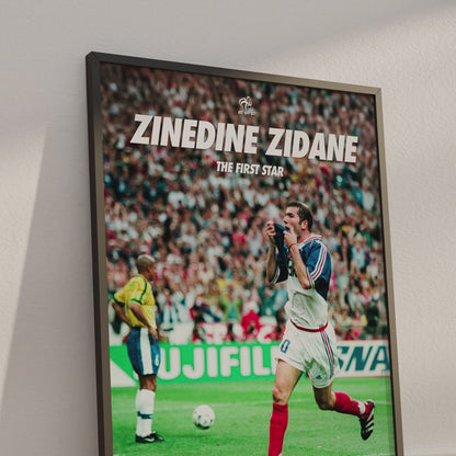 Zinedine Zidane 'First Star' Poster