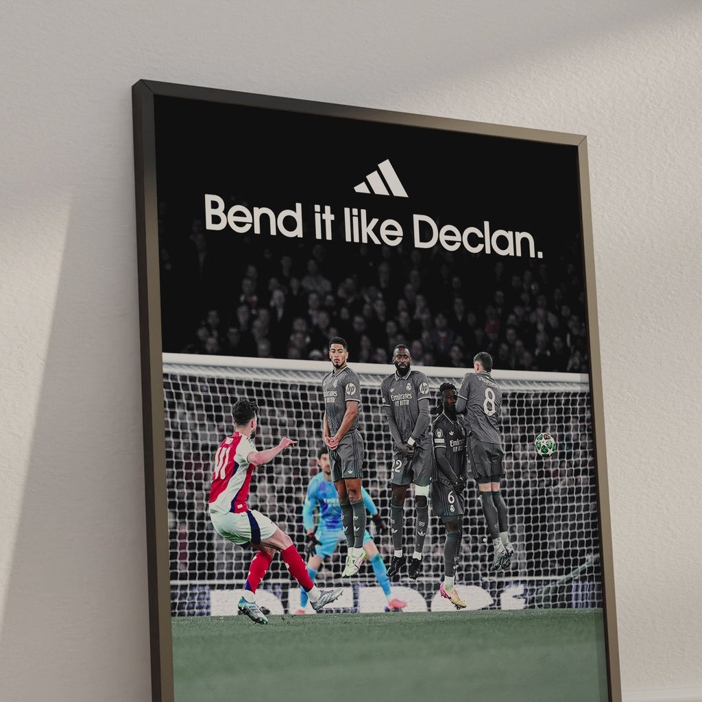 Declan Rice 'Bend It Like Declan' Poster