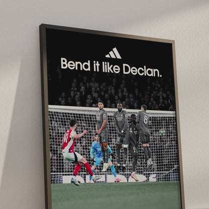 Declan Rice 'Bend It Like Declan' Poster