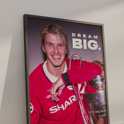 David Beckham 1999 'Dream Big' Poster