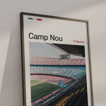 Barcelona Camp Nou Stadium Poster