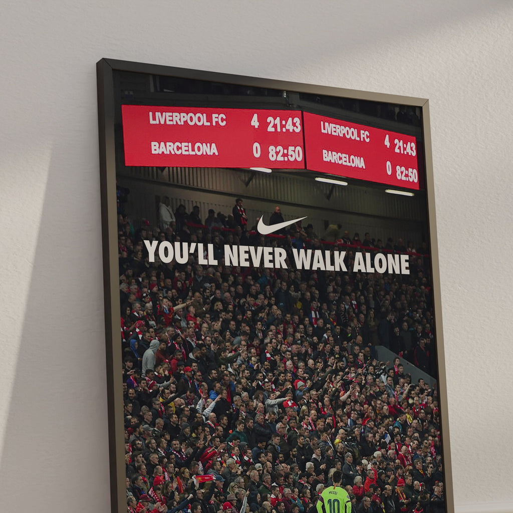 Liverpool 'YNWA' Poster