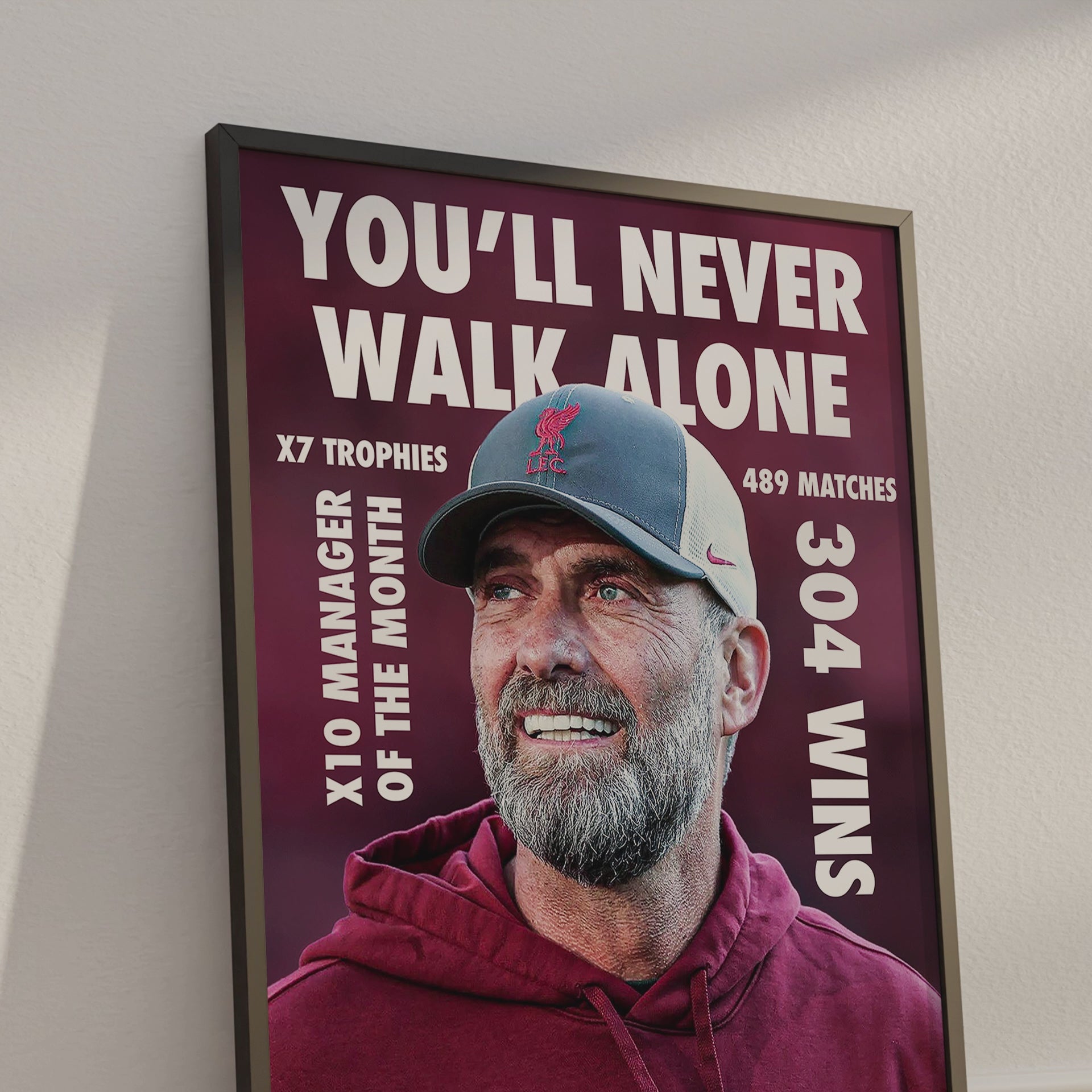 Jurgen Klopp 'Stats' Poster